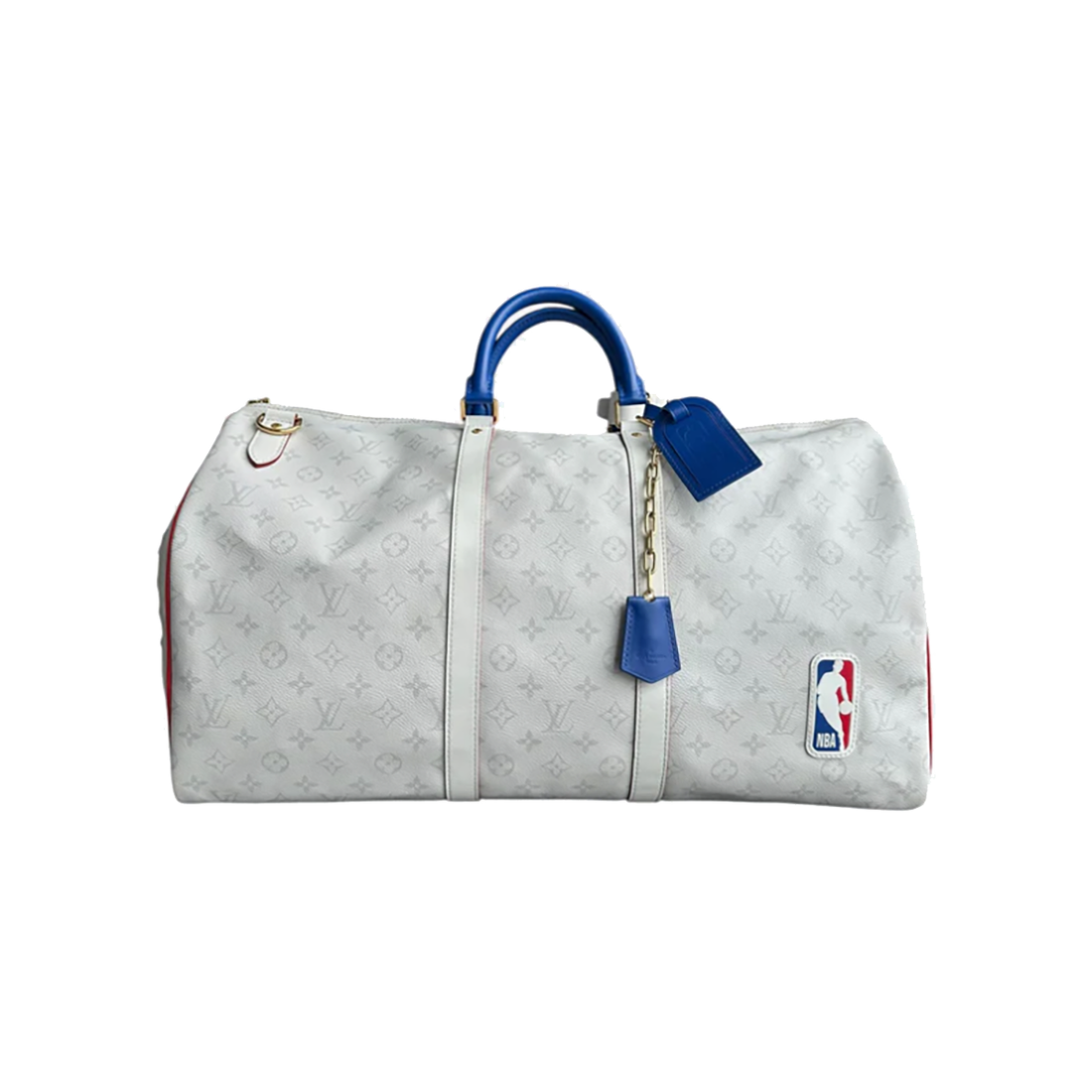 PRELOVED LOUIS VUITTION NBA WHITE MONOGRAM DUFFLE