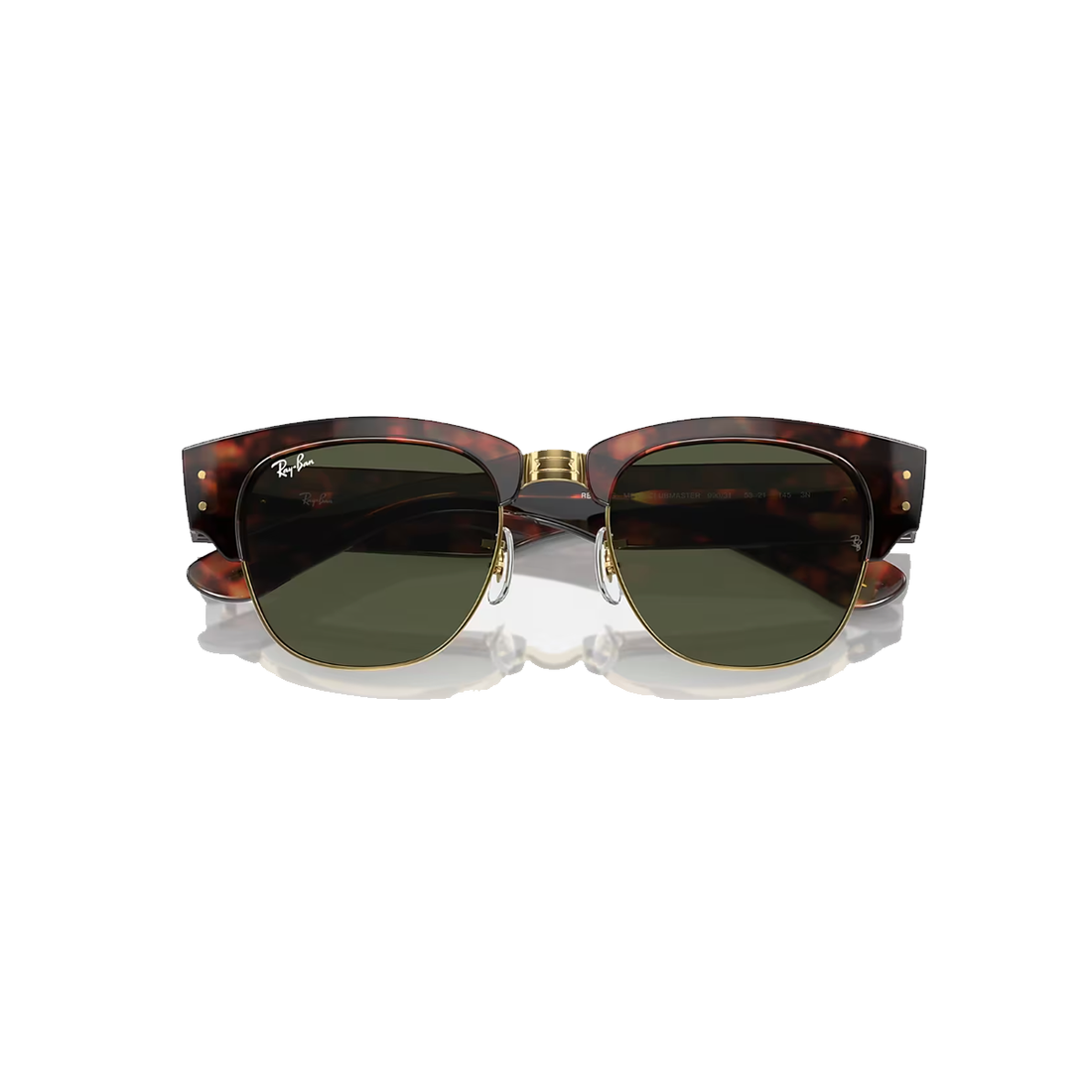 RAYBAN MEGA CLUBMASTER SUNGLASSES IN BROWN