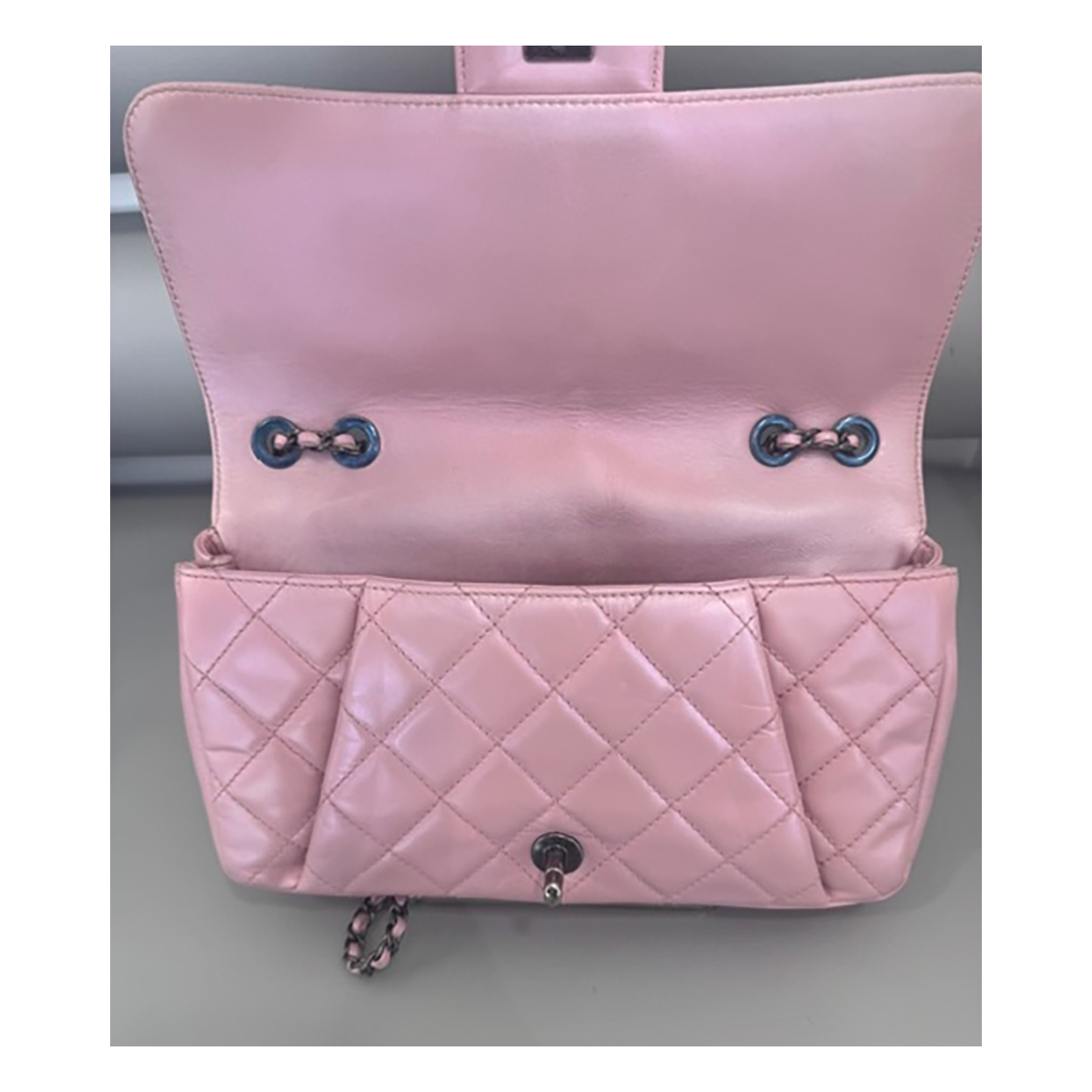 CHANEL TIMELESS CLASSIQUE PONY STYLE CALFSKIN CROSSBODY BAG IN LIGHT PINK