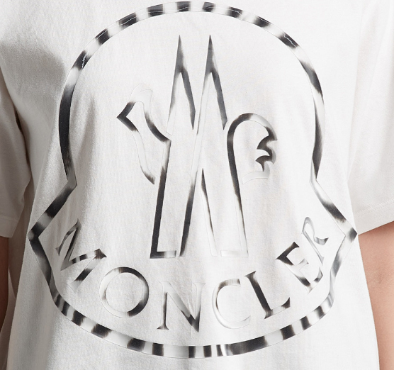 MONCLER SS T-SHIRT IN WHITE